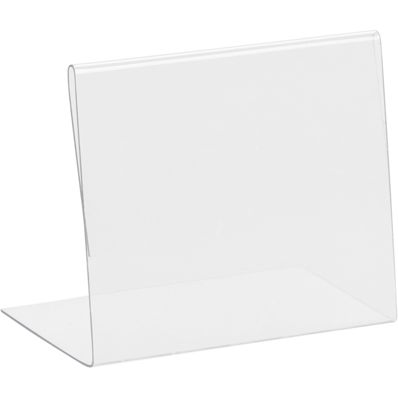 Изображение товара Ценникодержатель настольный L-образный 40х30 мм прозрачный ПЭТ