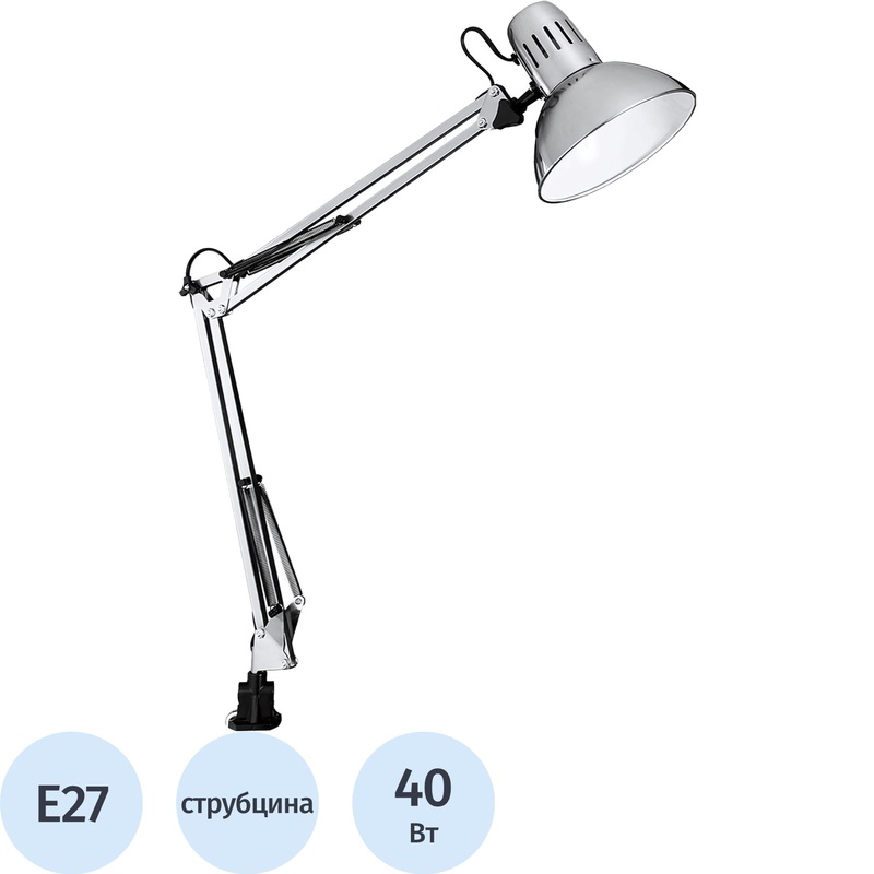 Изображение товара Светильник настольный Arte Lamp A6068LT-1SS хром современный