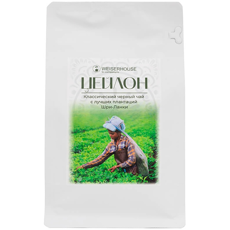 Изображение товара Чай листовой чёрный Weiserhouse Цейлонский 150 г - крупнолистовой напиток высокого качества