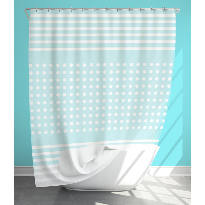 Изображение товара Штора для ванной Fresh Code Сканди 180х180 см ЭВА белая