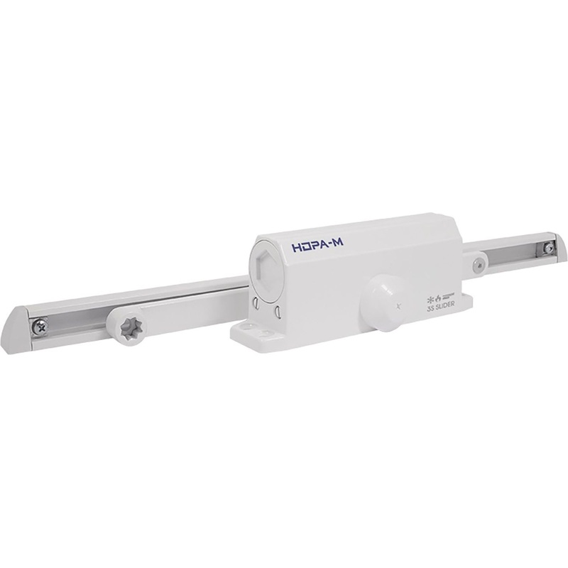 Изображение товара Доводчик дверной Нора-М SL №3S до 70 кг белый, регулируемый, низкотемпературный