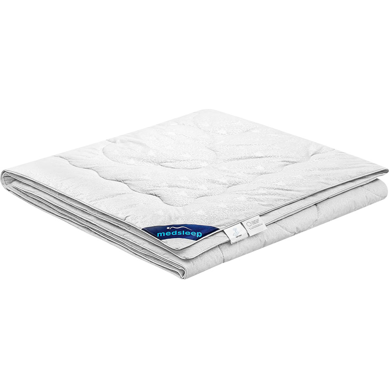 Изображение товара Одеяло 2-спальное Medsleep Landau 175x200 см стёганое с кантом белое