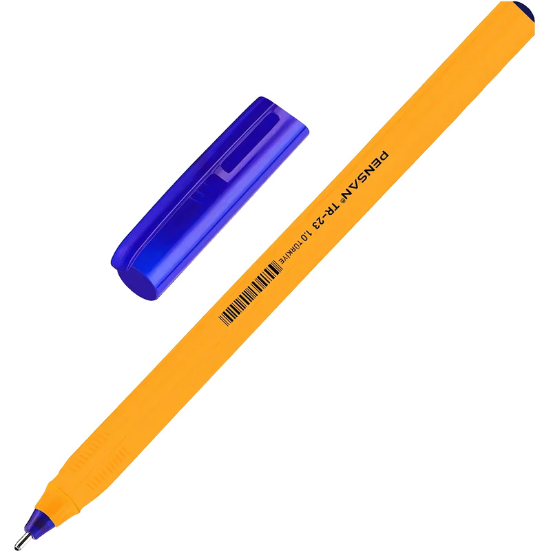 Изображение товара Ручка шариковая неавтоматическая Pensan Yellow синяя (толщина линии 0.7 мм)