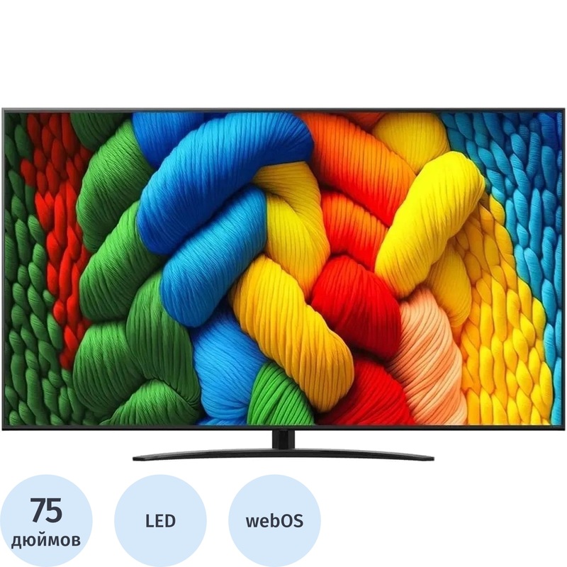 Изображение товара Телевизор 75" LG 75NANO81A6A.ARUG Ultra HD 4K