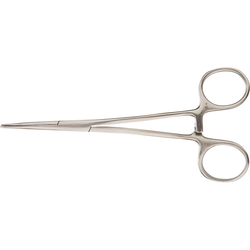 Изображение товара Зажим кровоостанавливающий Ворсма зубчатый изогнутый № 1 158 мм