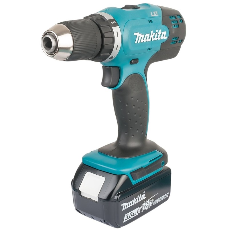 Изображение товара Дрель-шуруповёрт аккумуляторная Makita DDF453RFE 2 АКБ х Li-ion (18 В, 3 Ач)+ЗУ в кейсе