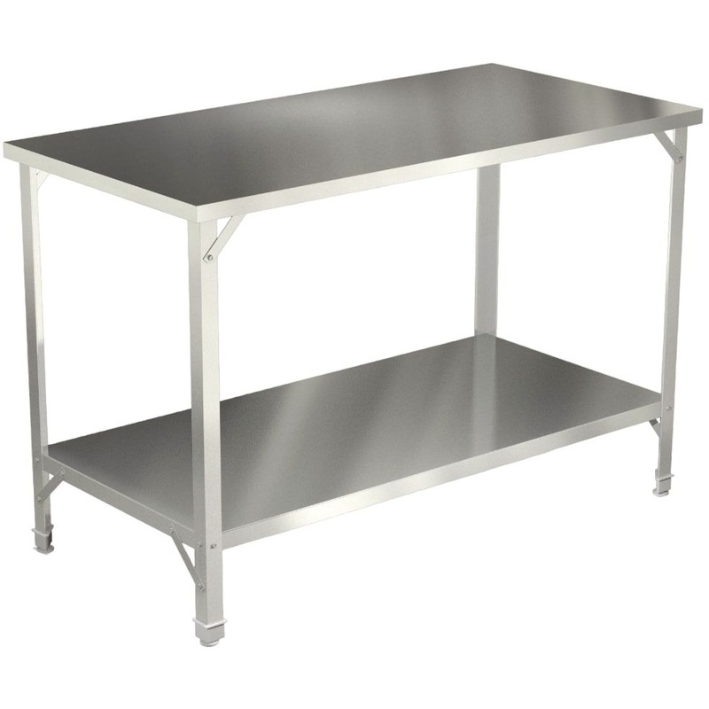 Изображение товара Производственный стол СПСО-1506ц из нержавеющей и оцинкованной стали
