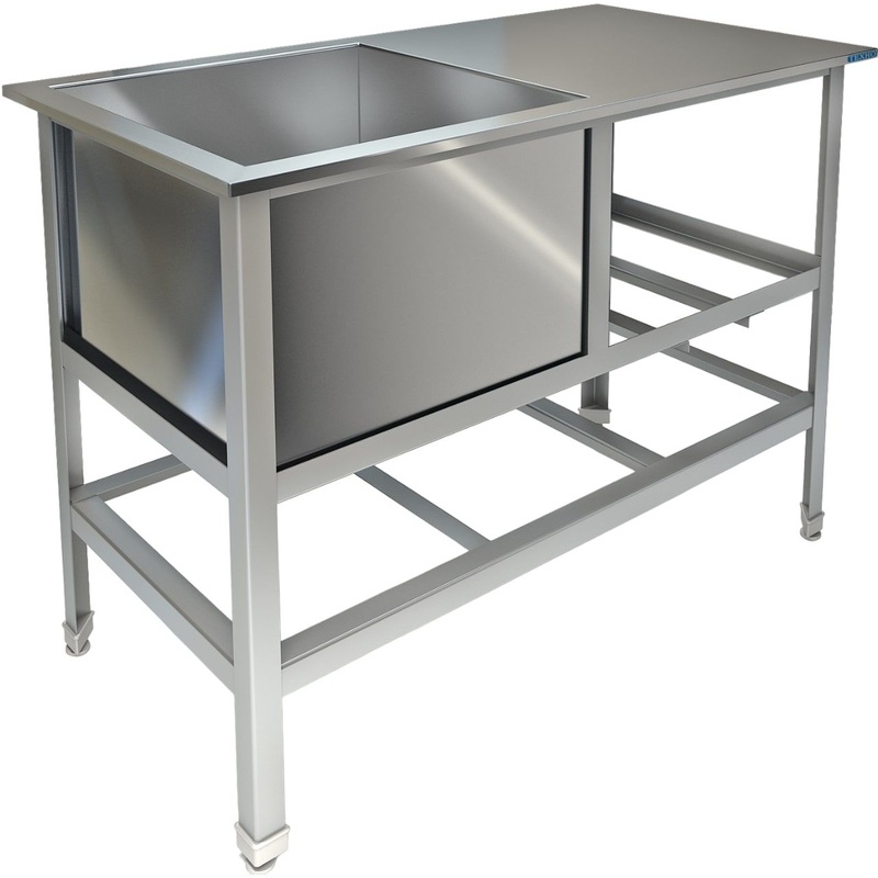 Изображение товара Ванна из нержавеющей стали ВМ-31/430 1000х530х850 мм серого цвета