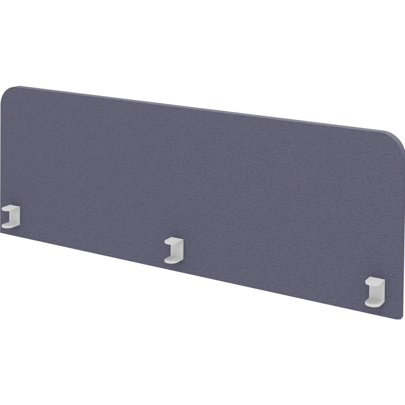 Изображение товара Экран к столу с креплением фронтальный (асфальт, 1400x36x450 мм)