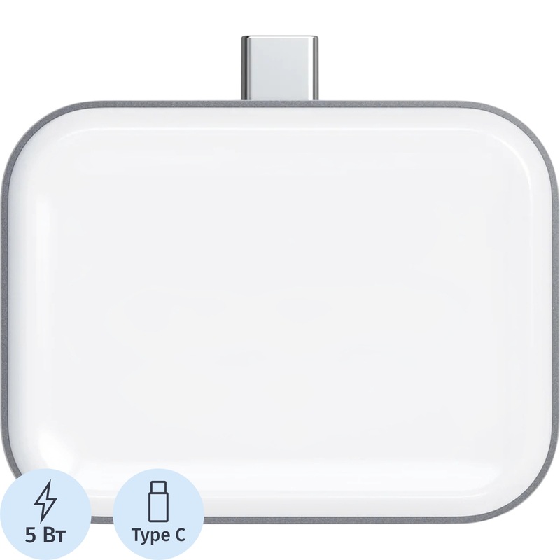 Изображение товара Сетевое зарядное устройство Satechi ST-TCWCDM с беспроводной зарядкой Изображение товара Сетевое зарядное устройство Satechi ST-TCWCDM с беспроводной зарядкой