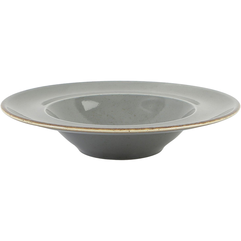 Изображение товара Тарелка суповая Porland Seasons 26 см фарфор тёмно-серая для первых блюд