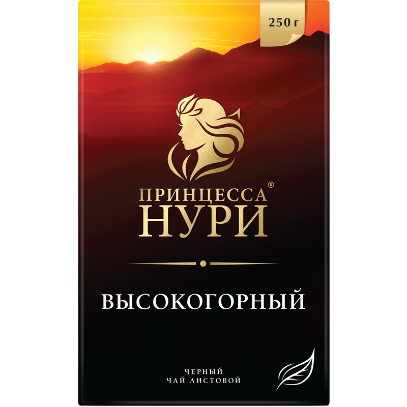 Изображение товара Чай листовой черный Принцесса Нури Высокогорный 250 г