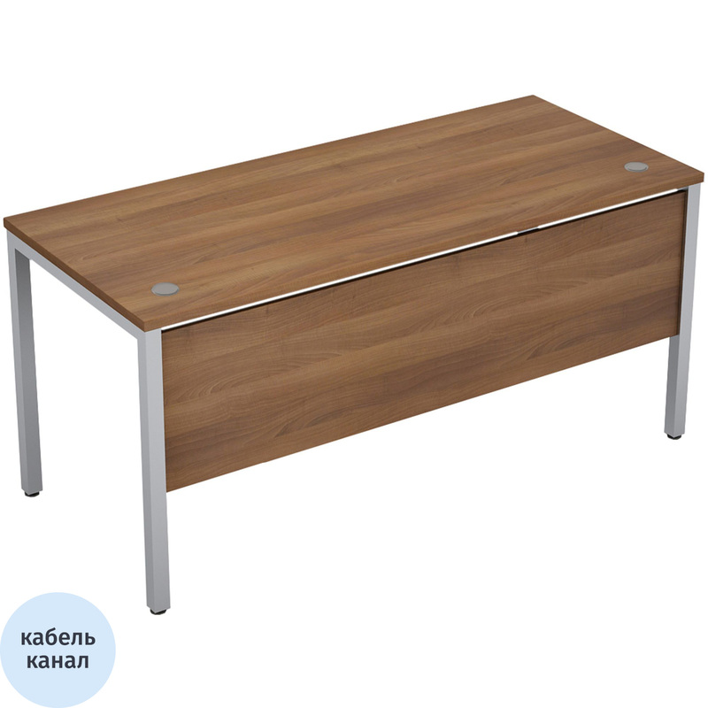 Изображение товара Стол прямой Avance 6МД.004 шамони тёмный алюминий матовый 1600х700х750 мм