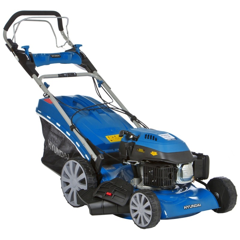 Изображение товара Бензиновая газонокосилка Hyundai L 4610S мощность 3.8 л.с. самоходная