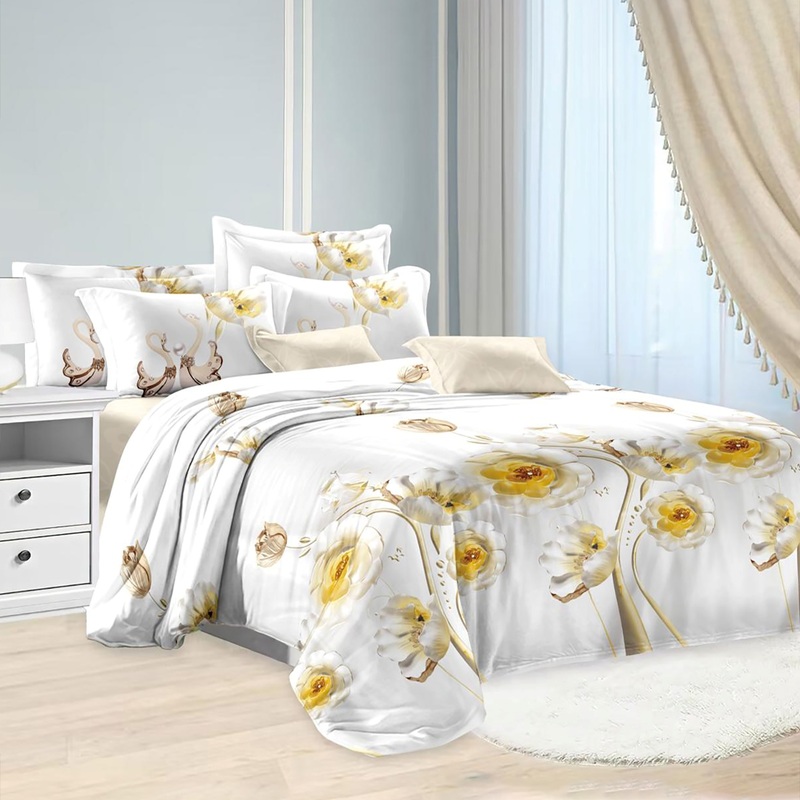 Изображение товара Комплект постельного белья Эльф Felicita Нимфея 1.5-спальный микросатин 70x70