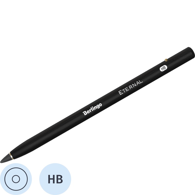 Изображение товара Карандаш чернографитный HB Berlingo Eternal с металлическим наконечником