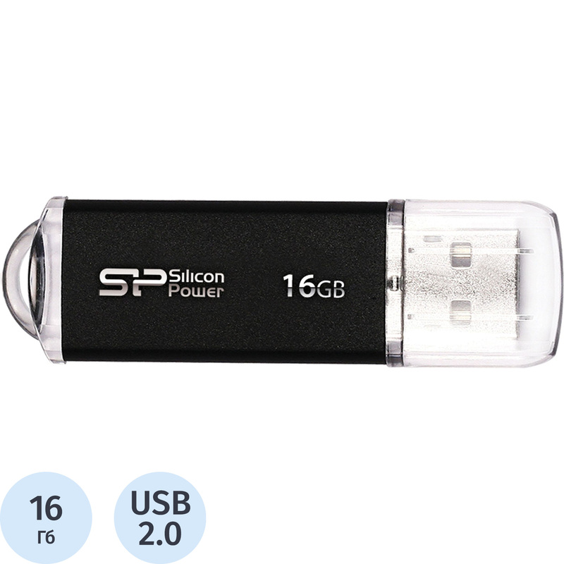 Изображение товара USB флешка 16 ГБ Silicon Power Ultima II-I надежный носитель данных