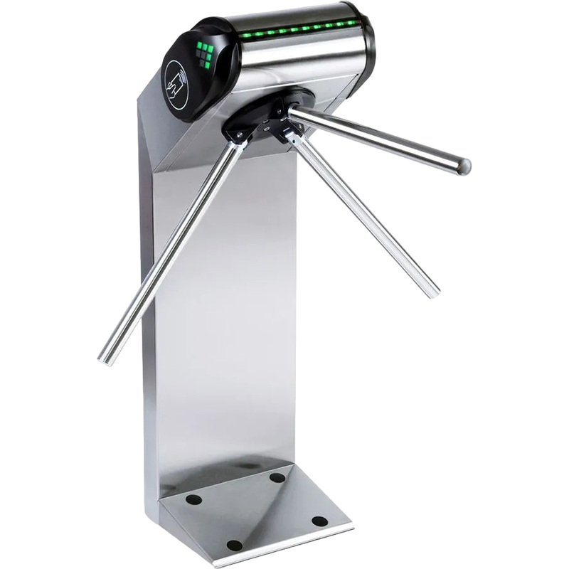 Изображение товара Турникет PERCo-TTR-08A трипод с антипаникой для улицы нержавеющая сталь