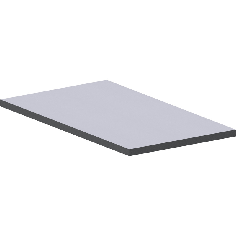 Изображение товара Топ тумбы приставной Агат серый 400x700x22 мм