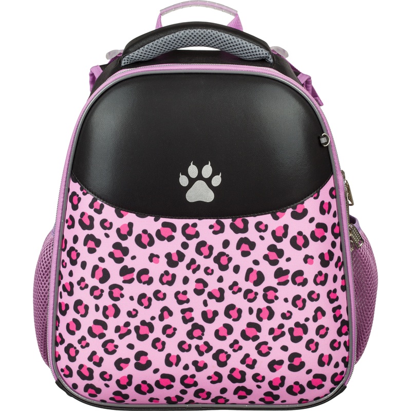 Изображение товара Школьный ранец Комус Класс Leo анатомический сиреневый с двумя отделениями