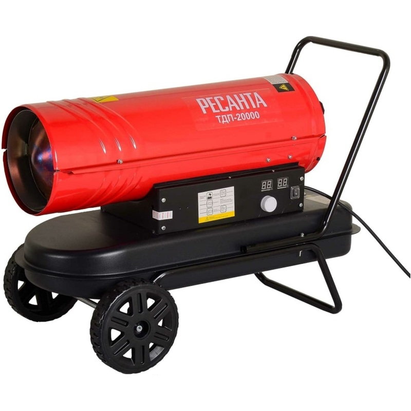 Изображение товара Пушка тепловая Ресанта ТДП-20000 дизельная мощность 20 кВт обогрев 200 м2