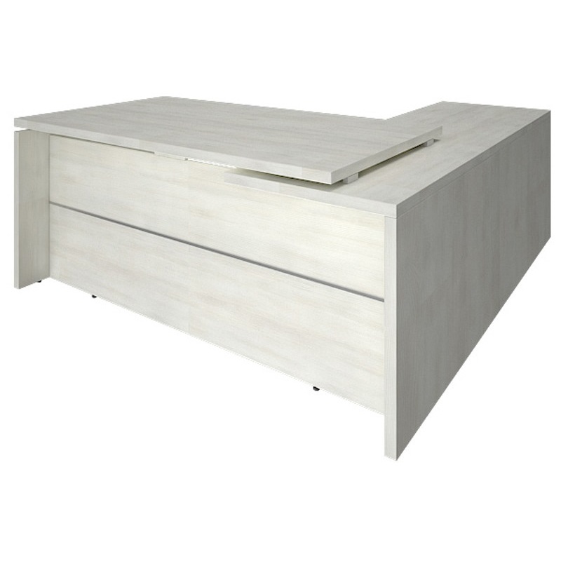 Изображение товара Стол руководителя Yalta LT-C 18L угловой 1800х2000 мм снежная патина