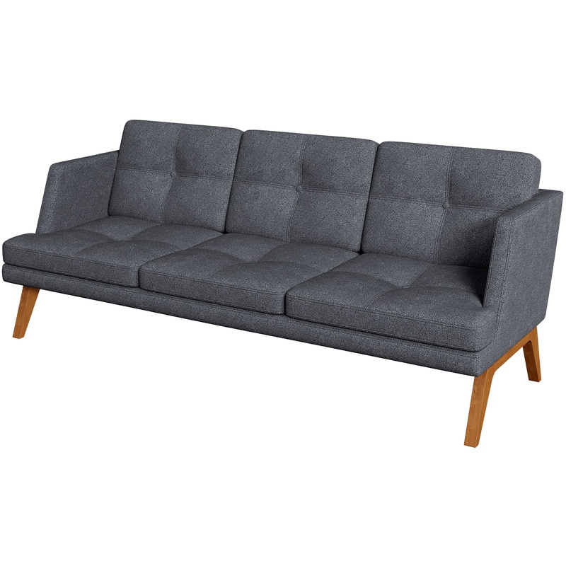 Изображение товара Диван трехместный Лаунж Bev3-2 темно-серый