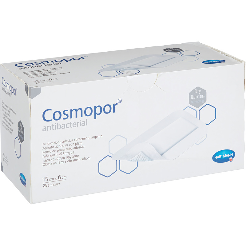 Изображение товара Пластырь-повязка Hartmann Cosmopor E 15x6 см стерильная 25 шт в упаковке