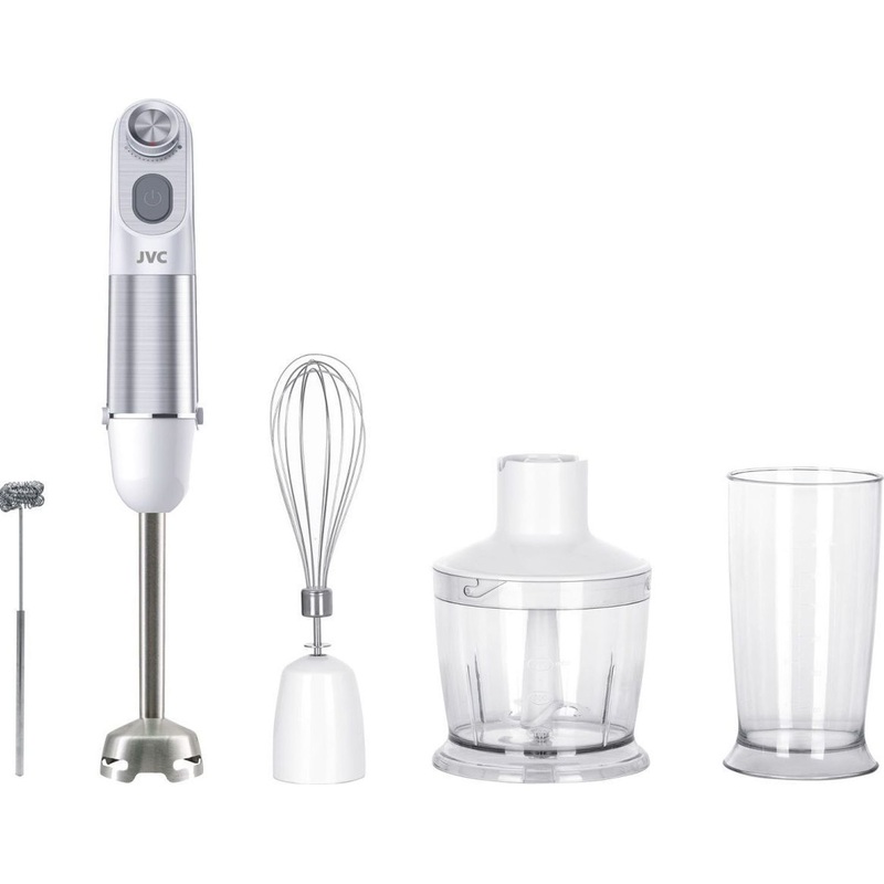 Изображение товара Погружной блендер JVC JK-HB5125 1800 Вт, измельчитель, венчики, белый
