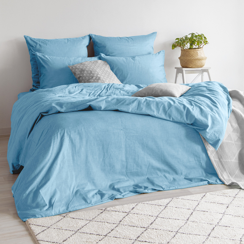 Изображение товара Комплект постельного белья Verossa Aqua 2-спальное с европростынёй сатин 50x70 см