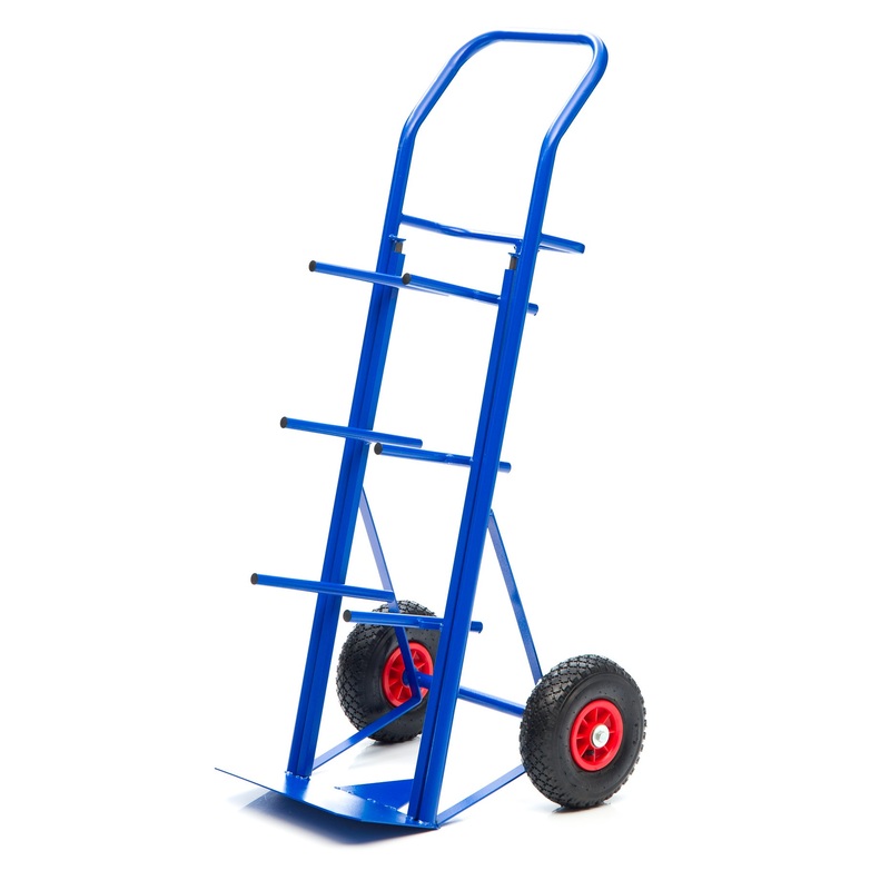 Изображение товара Грузовая тележка для воды КДВ-55-250-И с металлическим каркасом и промышленными колесами