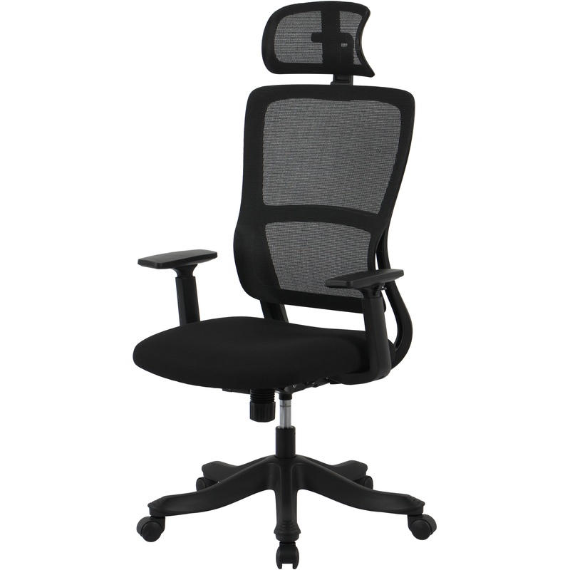 Изображение товара Кресло для руководителя Easy Chair 634 TC черное с сеткой и тканью