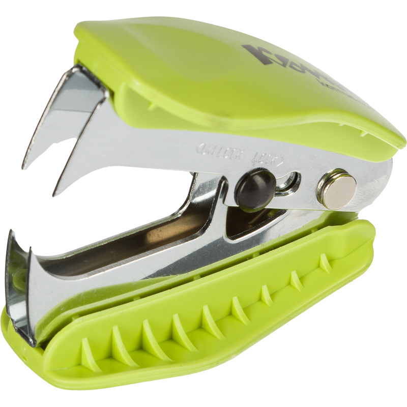 Изображение товара Антистеплер Комус PASGR2430 с фиксатором зелёный 57.5x47 мм