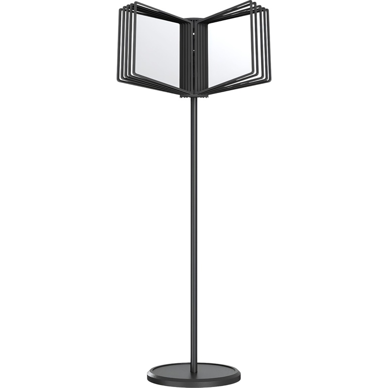 Изображение товара Демосистема напольная Attache А4, 10 панелей, чёрная