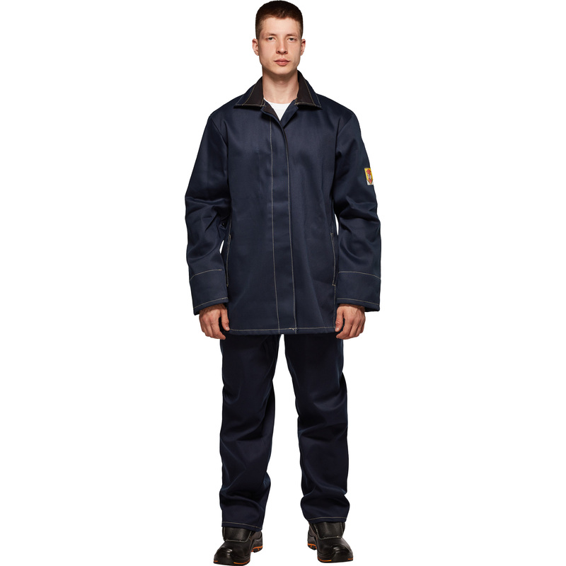 Изображение товара Костюм сварщика ТС01 летний синий для защиты от искр и брызг металла