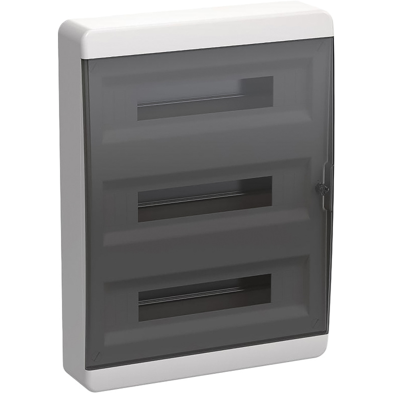 Изображение товара Корпус пластиковый навесной 3 ряда 54 модуля IP41 IEK TF5-KP12-N-54-41-K01-K03