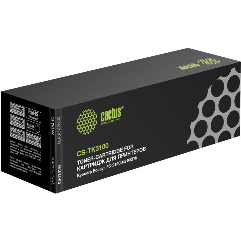 Изображение товара Картридж лазерный Cactus TK-3100 для Kyocera черный совместимый