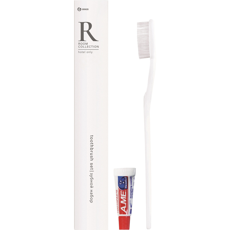 Изображение товара Набор зубной Grass Room картон зубная щётка и паста 150 шт
