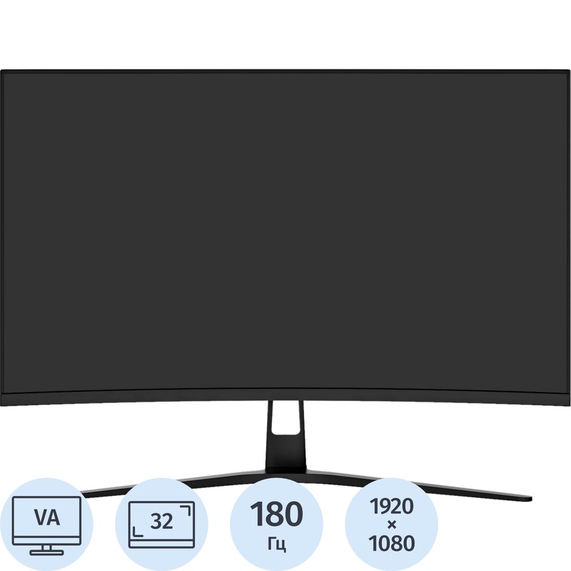 Изображение товара Монитор 32" Ecovinka GC32A чёрный