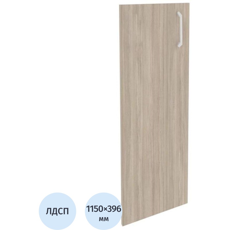 Изображение товара Дверь средняя левая Onix O.D-2(L) ЛДСП (дуб аттик, 396х1150 мм)