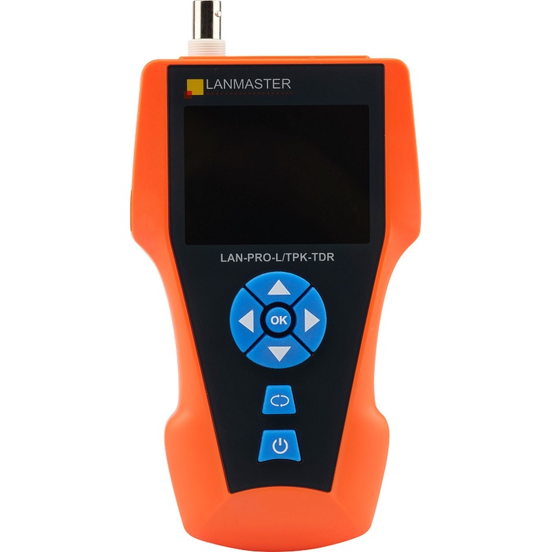 Изображение товара Тестер LANMASTER LAN-PRO-L/TPK-TDR для витой пары и коаксиальных кабелей