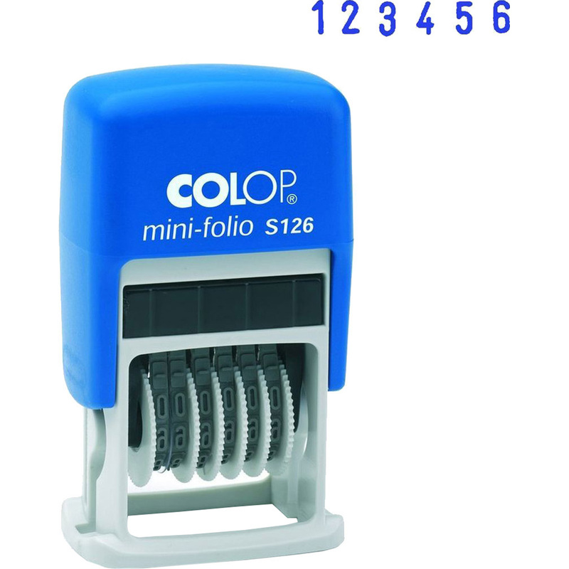Изображение товара Мини-нумератор ручной Colop S126 6-разрядный с автоматическим окрашиванием