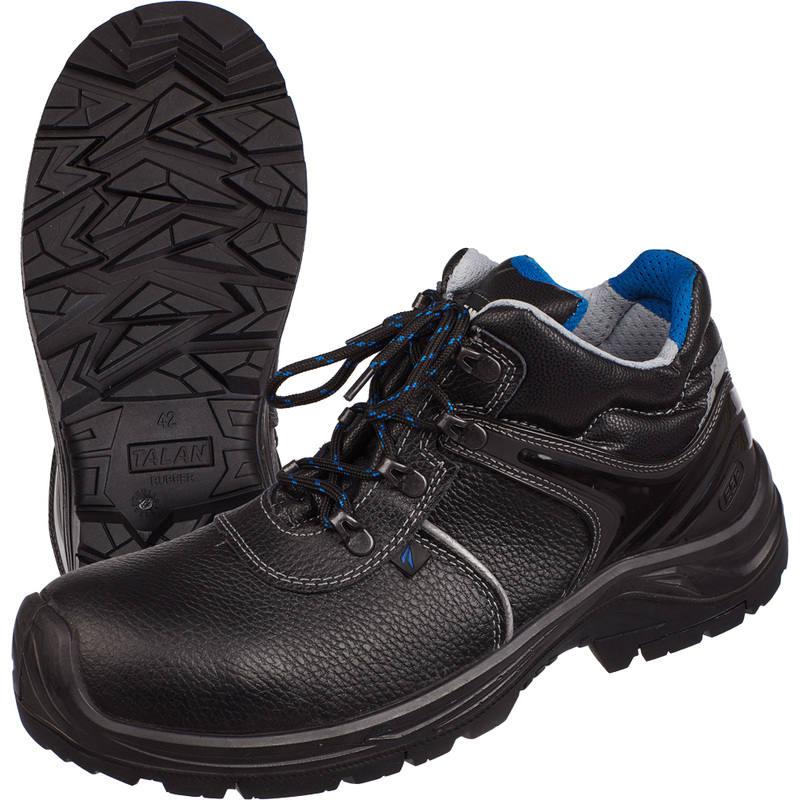 Изображение товара Ботинки рабочие Flagman-Нитро ПУ-нитрил из натуральной кожи с композитным подноском черные (размер 37)