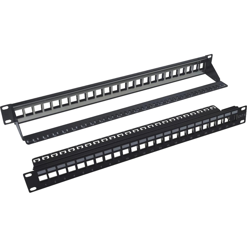 Изображение товара Патч-панель NEOMAX 19 1U NM-BPP-1U24P-UB-101-BK черная