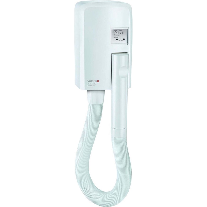 Изображение товара Настенный фен Valera Hospitality Hotello Shaver 1200 Вт водозащита