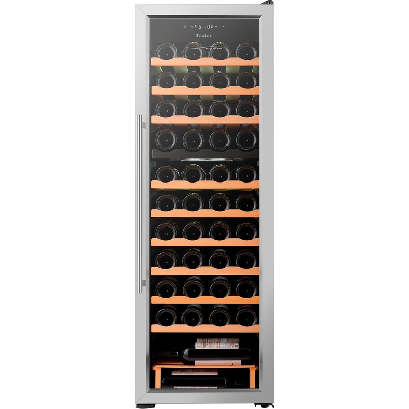 Изображение товара Винный шкаф Tesler CWC-400 черный 121 литр 2 зоны охлаждения