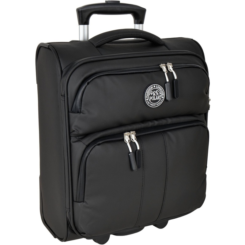 Изображение товара Чемодан Polar Пилот размер S 23 л из полиэстера чёрный