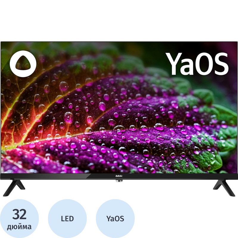 Изображение товара Телевизор BBK 32LEX-7235/FTS2C Full HD с YaOS, Алиса и умным домом Яндекса