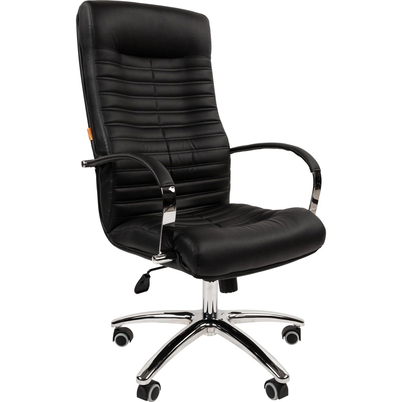 Изображение товара Кресло для руководителя Chairman 480 чёрное (экокожа, металл)