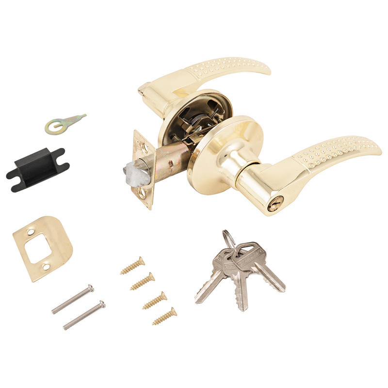 Изображение товара Защелка нажимная Стандарт 8510 ET PB золотистая для межкомнатных дверей